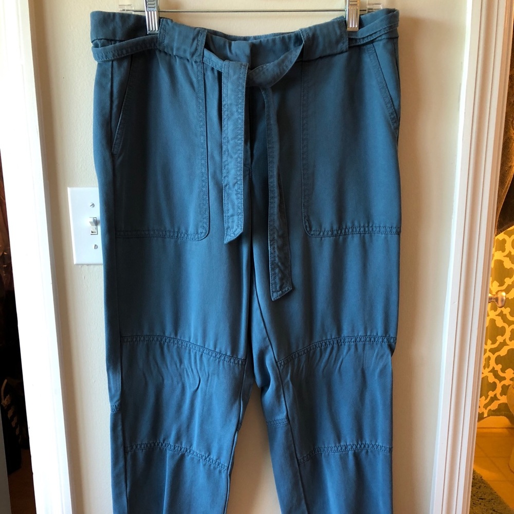 Blue flouncy pants